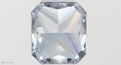 0.36ct RADIANT Fancy Vivid Blue VS1 Coloured Lab diamond