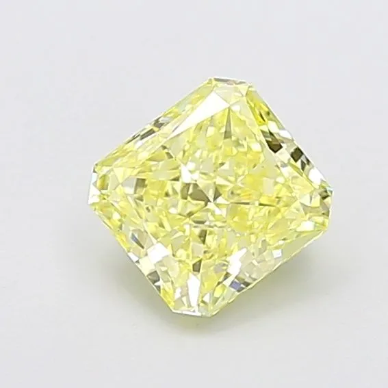 1.3ct RADIANT Fancy Yellow VS1 Coloured Lab diamond