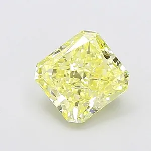 1.3ct RADIANT Fancy Yellow VS1 Coloured Lab diamond