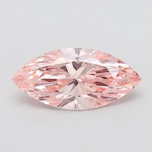 3ct MARQUISE Fancy Vivid Pink VS2 Coloured Lab diamond
