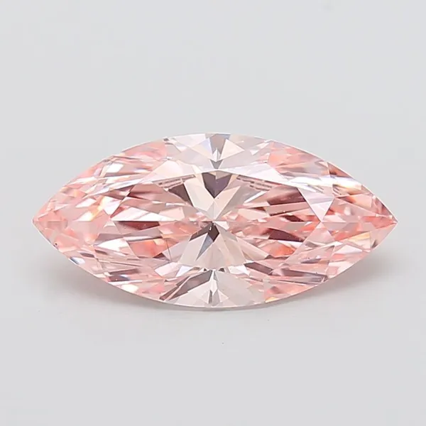 3ct MARQUISE Fancy Vivid Pink VS2 Coloured Lab diamond