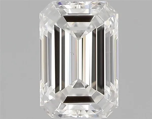 0.42ct EMERALD F VS1 Natural diamond