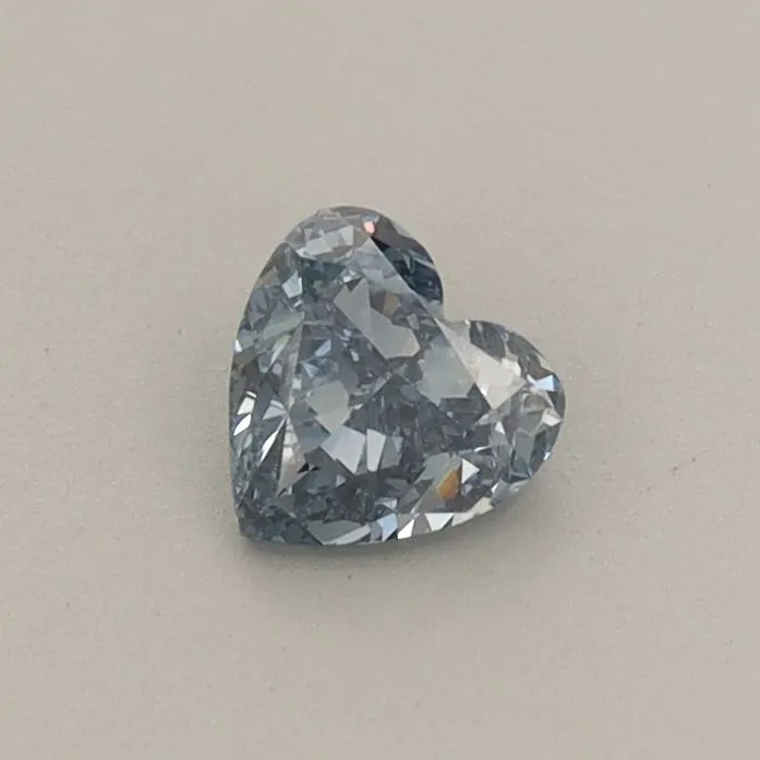 0.32ct HEART Fancy Intense Blue VS2 Coloured Lab diamond