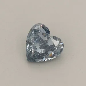 0.32ct HEART Fancy Intense Blue VS2 Coloured Lab diamond