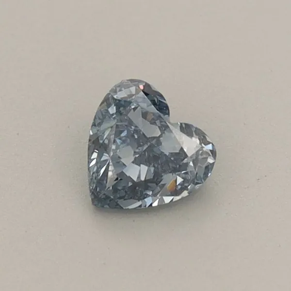 0.32ct HEART Fancy Intense Blue VS2 Coloured Lab diamond