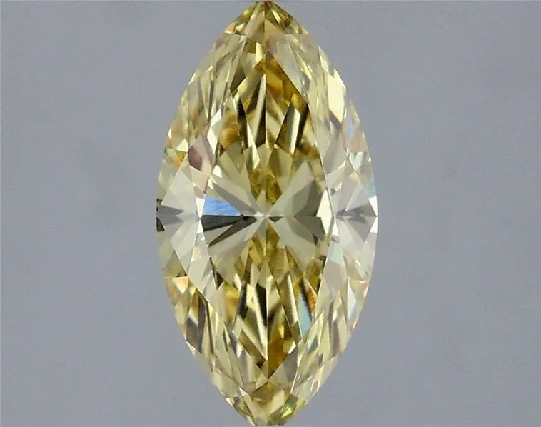 1.54ct MARQUISE Fancy Intense Yellow VVS1 Coloured Lab diamond