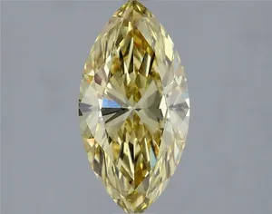 1.54ct MARQUISE Fancy Intense Yellow VVS1 Coloured Lab diamond