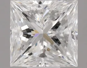 0.34ct PRINCESS F VVS2 Natural diamond