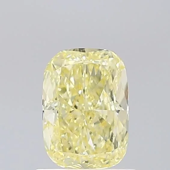 1.06ct CUSHION Fancy Yellow VS1 Coloured Lab diamond