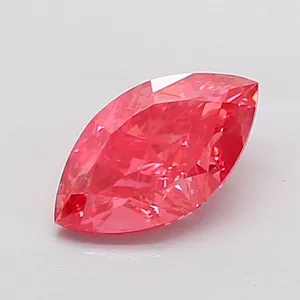 1.5ct MARQUISE Fancy Vivid Pink VVS2 Coloured Lab diamond