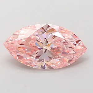 3ct MARQUISE Fancy Vivid Pink VS1 Coloured Lab diamond