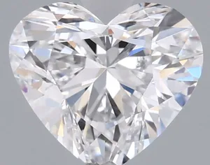 1ct HEART D VVS1 Lab diamond
