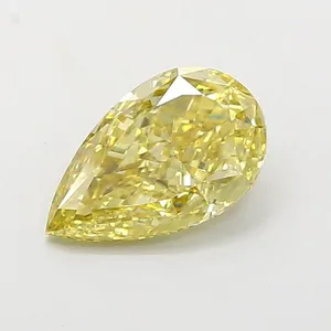1.06ct RADIANT Fancy Intense Yellow VVS2 Coloured Lab diamond