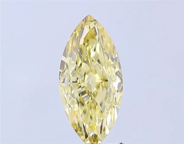 1.88ct MARQUISE Fancy Yellow VVS2 Coloured Lab diamond