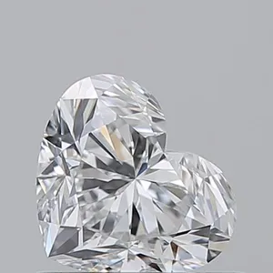 0.7ct HEART E VVS2 Natural diamond