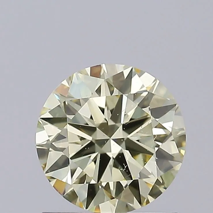 1.03ct ROUND Fancy Yellow VS1 Coloured Lab diamond