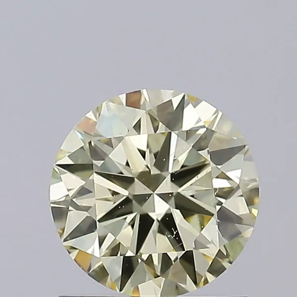 1.03ct ROUND Fancy Yellow VS1 Coloured Lab diamond