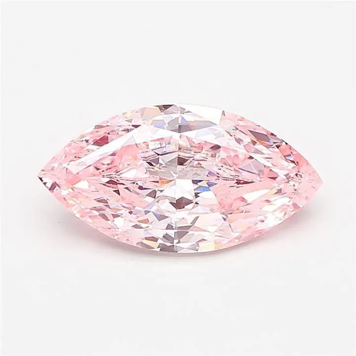 2.05ct MARQUISE Fancy Vivid Pink VVS2 Coloured Lab diamond