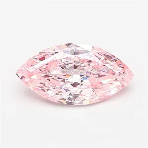 2.05ct MARQUISE Fancy Vivid Pink VVS2 Coloured Lab diamond