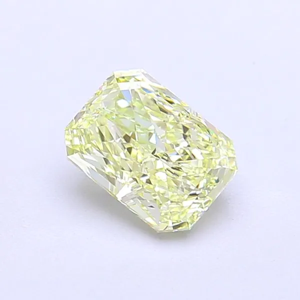 1.01ct RADIANT Fancy Yellow VVS2 Coloured Lab diamond