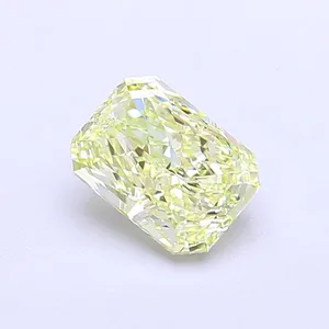 1.01ct RADIANT Fancy Yellow VVS2 Coloured Lab diamond
