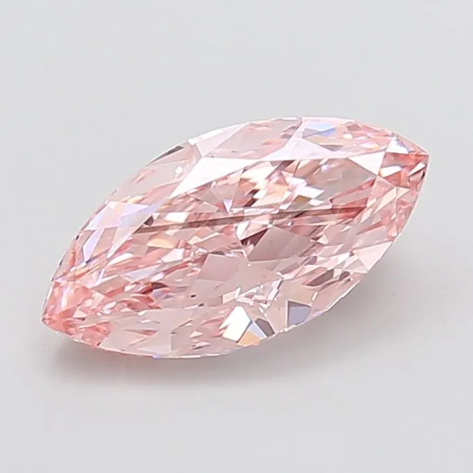 2.50ct MARQUISE Fancy Intense Pink VS2 Coloured Lab diamond