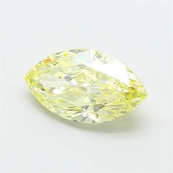 1ct MARQUISE Fancy Yellow VVS2 Coloured Lab diamond