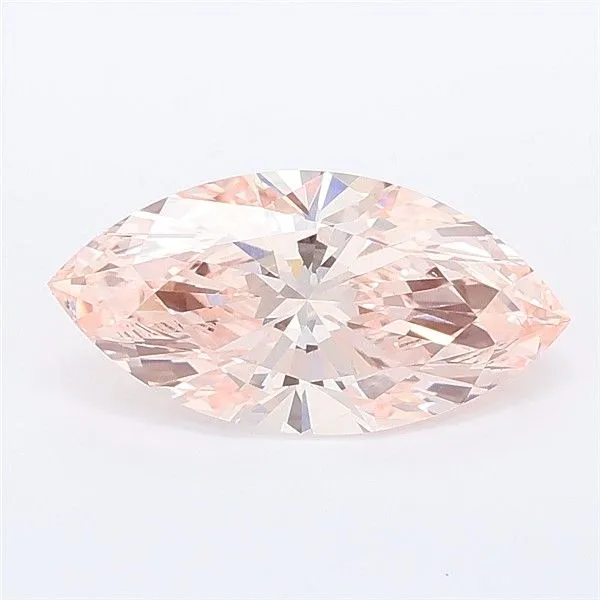 1.5ct MARQUISE Fancy Intense Pink VS1 Coloured Lab diamond