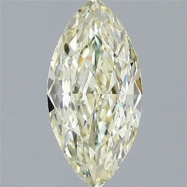 1.58ct MARQUISE Fancy Light Yellow VVS2 Coloured Lab diamond