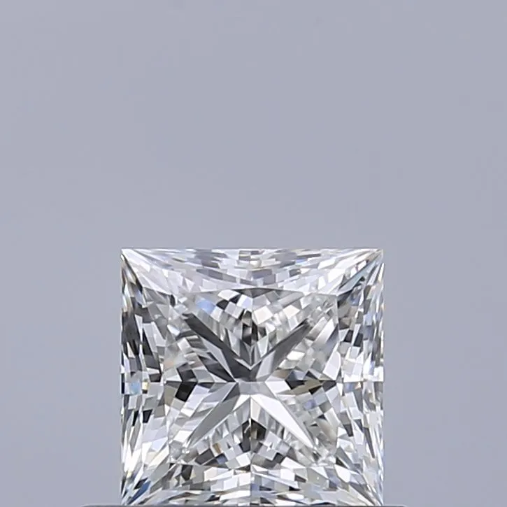 0.59ct PRINCESS E VVS2 Natural diamond