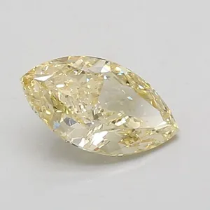 1.09ct MARQUISE Fancy Yellow VVS2 Coloured Lab diamond