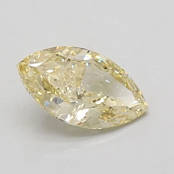 1.09ct MARQUISE Fancy Yellow VVS2 Coloured Lab diamond