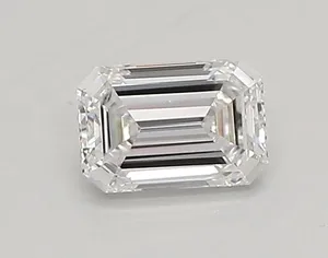 0.37ct EMERALD D VVS1 Lab diamond
