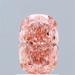 1.33ct CUSHION Fancy Vivid Pink VVS2 Coloured Lab diamond