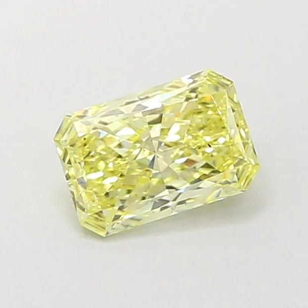 1.10ct RADIANT Fancy Yellow VS2 Coloured Lab diamond