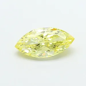 1.5ct MARQUISE Fancy Intense Yellow VS2 Coloured Lab diamond