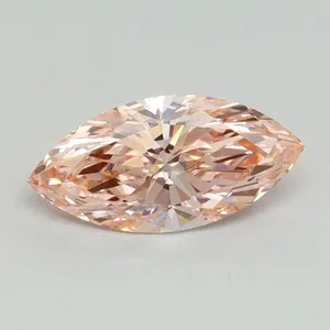 0.74ct MARQUISE Fancy Intense Pink VVS2 Coloured Lab diamond