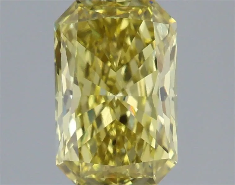 1.09ct RADIANT Fancy Intense Yellow VVS2 Coloured Lab diamond