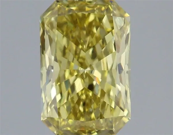 1.09ct RADIANT Fancy Intense Yellow VVS2 Coloured Lab diamond