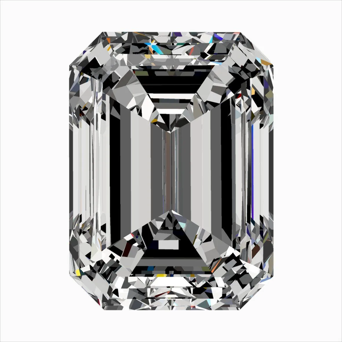 0.40ct EMERALD E VS1 Natural diamond