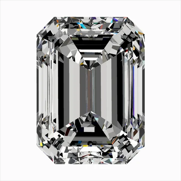 0.4ct EMERALD E VS1 Natural diamond