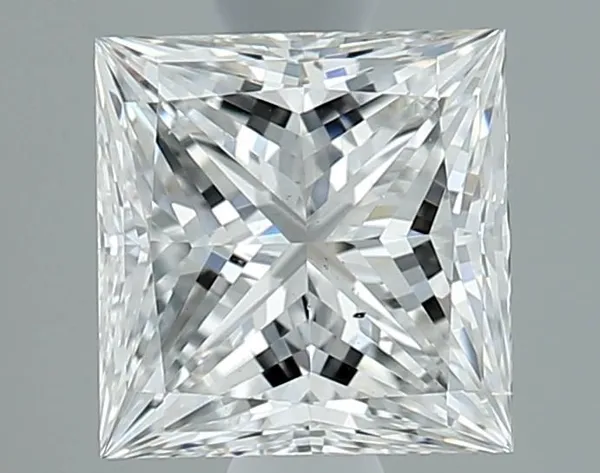 1ct PRINCESS D SI1 Natural diamond