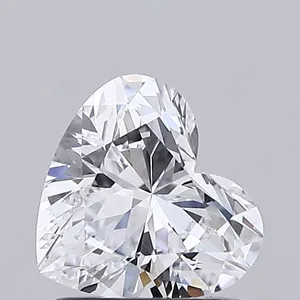 1ct HEART D VVS2 Lab diamond