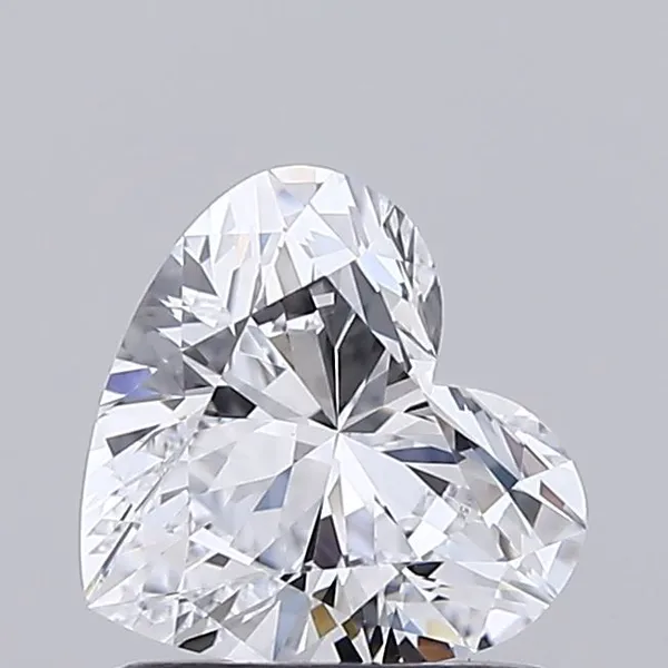 1ct HEART D VVS2 Lab diamond
