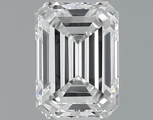 0.4ct EMERALD F VVS2 Natural diamond