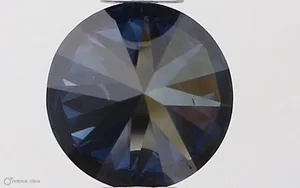 0.5ct ROUND Fancy Deep Blue I1 Coloured Lab diamond