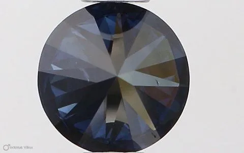 0.5ct ROUND Fancy Deep Blue I1 Coloured Lab diamond