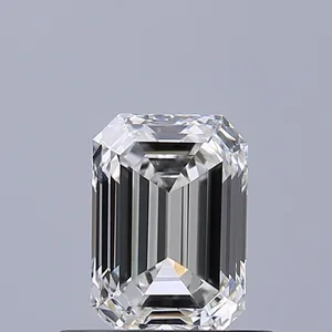 0.63ct EMERALD F IF Natural diamond