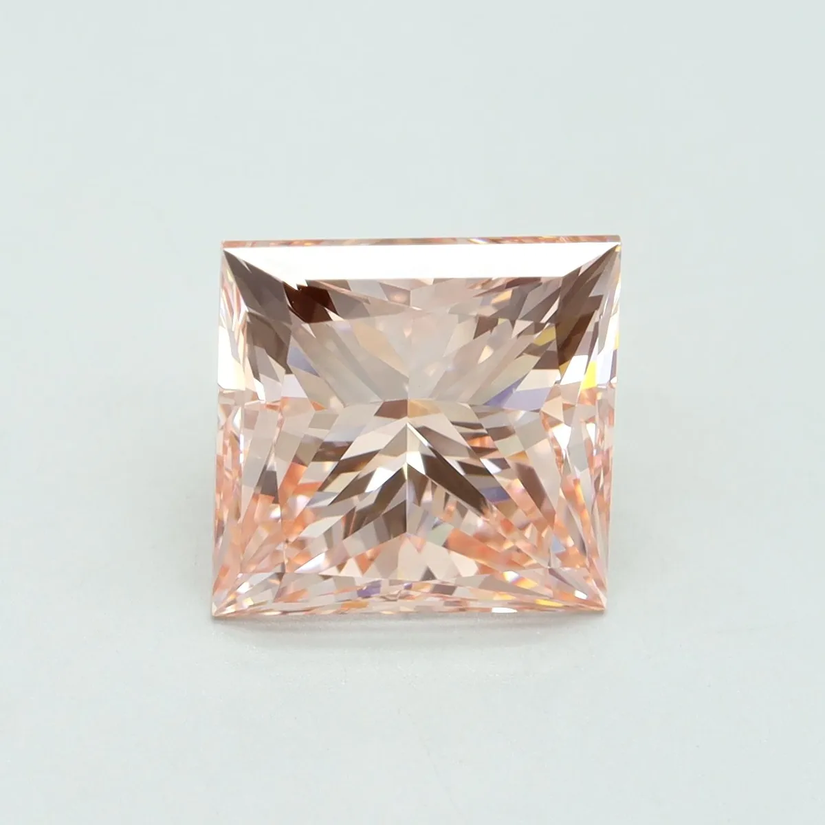 5.02ct PRINCESS Fancy Intense Pink VS1 Coloured Lab diamond