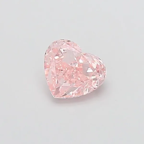 1ct HEART Fancy Intense Pink VS1 Coloured Lab diamond